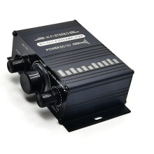 Stereo Amplifier Dc12V Dual Channel Hi-Fi Audio Player Supports Mobile Phone Dvd Input for Motorcycle Car Home Use