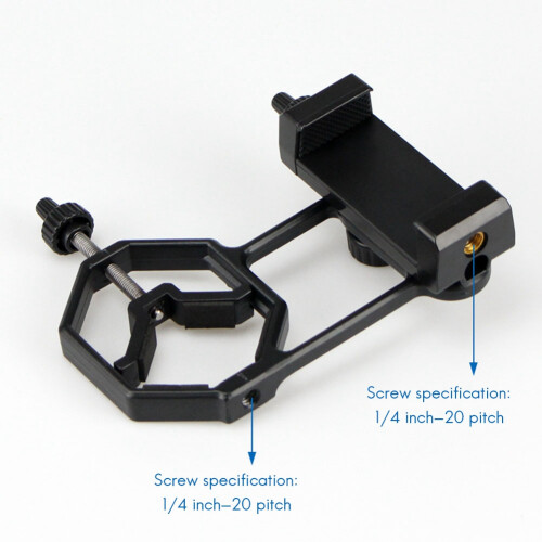 Universal Cellphone Telescope Adapter Mount Phone Scope Mount for Spotting Scope for Telescope Monocular Binocular 1