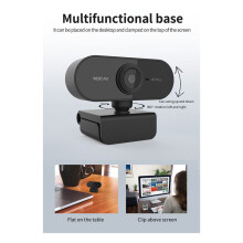1080P Webcam with Microphone HD Webcam USB Camera for PC Laptop, Zoom, Skype, Facetime, Windows, Linux