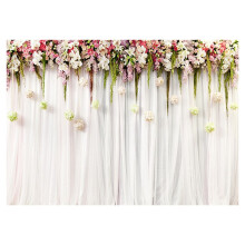 Fiore Multifunzionale da Parete 210X150 cm Fondale Fotografico Rosa Decorazioni per Feste di Matrimonio Fondali Fotografici 3D, H8