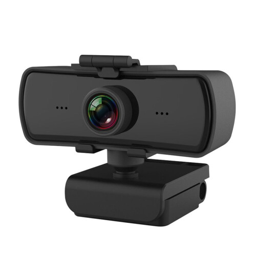 Webcam Full HD 2K con Microfono Regolazione A 360 Gradi USB per Computer Webcam Digitale PC Autofocus Web