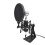 Microphone Professional Shock Mount Holder with Filter Screen Universal Mic Bracket for Condenser Mic 9