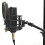 Microphone Professional Shock Mount Holder with Filter Screen Universal Mic Bracket for Condenser Mic 2