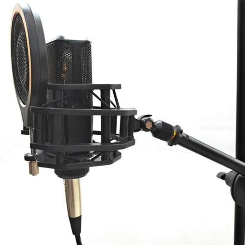 Microfoon Professionele Shock Mount Houder met Filterscherm Universele Microfoonbeugel voor Condensatormicrofoon 1