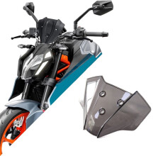 Motorcycle Windscreen for 390 125 DUKE390 DUKE125 2024 Front Wind Deflector Gray