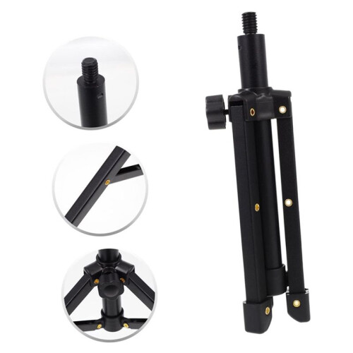 Portable Microphone Stand Desktop 3/8 Tripod Table Stand Adjustable Mic Stand Mic Clip Holder Bracket 1