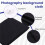 1.5x2M Photography Background Backdrop Cloth for Photo Studio Video Props Solid Color Wall Decor Black 4