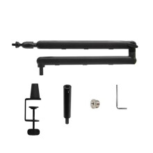 Mic Stand Desk, Heavy Duty Boom Arm Bear with Desk Mount Clamp, Adjustable Microphone Stand Desk, Desk Mic Stand