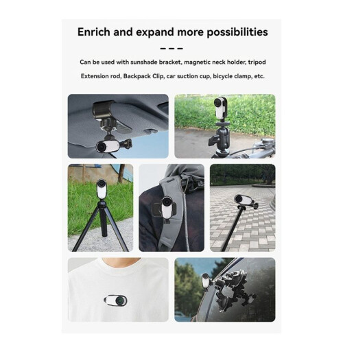 For  GO 3 Camera Frame Adapter - Horizontal & Vertical Shooting Bracket, Extension Mount for  Go3 1