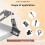 Desktop Microphone Stand Adjustable Microphone Stand with F-Clamp,Suitable for 1.75in Diameter Mics 7