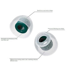 3 Pairs Ear Tip, Replacing Eartips, In-Ear Earphones Silicone Noise Isolating Ear Tip Accessory L