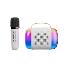 K Song  Speaker Microphone Audio Microphone Karaoke Children'S Portable Home K-Song Integrated Stereo A