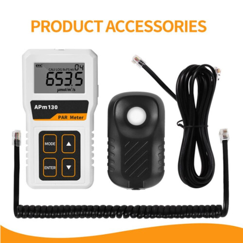 Quantum PAR Meter for Led Grow Lights,High Precision PPFD Meter with 400-700nm Range 1