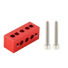 Almohadilla de 50 mm para Telescopio Astronómico, Anillo Guía Estelar, Anillo Fotográfico, Almohadilla Horizontal, Accesorios, Color Rojo.