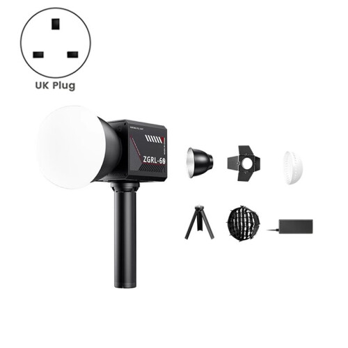 60W Pro LED Video Light Photographic Studio Light with Light Control Panel  Softbox for Video Livestreaming UK Plug 1