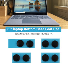 Vervangende Rubberen Voetjes voor Surface-Laptopmodellen 3, 4 - Voetkussentje Onderbehuizing Zwart