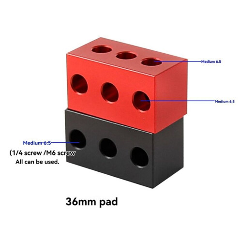 36mm Block Astronomical Telescope Guide Ring Photography Ring Horizontal Elevating Accessories Black 1