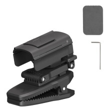 Soporte para Cámara Deportiva Pocket 3 con Pinza de Cocodrilo Giratoria de 360 para Fotografía Al Aire Libre. Soporte para Mochila.