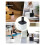 Diffuseur Sans Fil,  Diffuseur Portable, Diffuseur D'Aromathérapie, 3 Modes de Brumisation, Démarrage par Cycle, 400 Pi² A 2