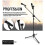 Adjustable Professional Microphone Stand with Boom Arm Sturdy Base for Studio and Live Performances 3