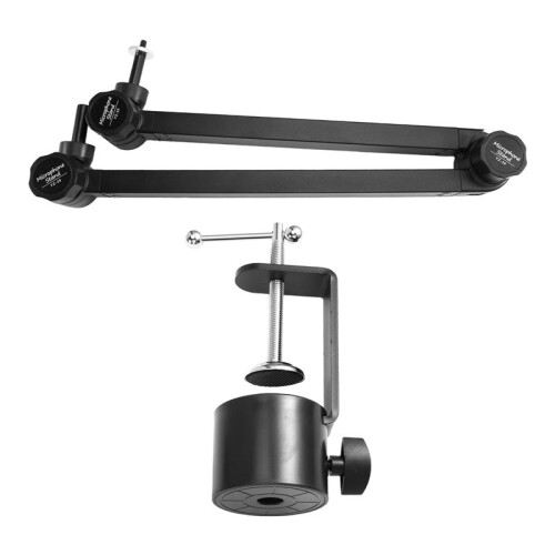 Support de Microphone Pliable à Bras Ciseaux pour Suspension de Microphone