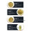 2X Microphone Diaphragm Core Capsule Large Diaphragm Condenser Microphone Accessories 34MM for Studio Record 1