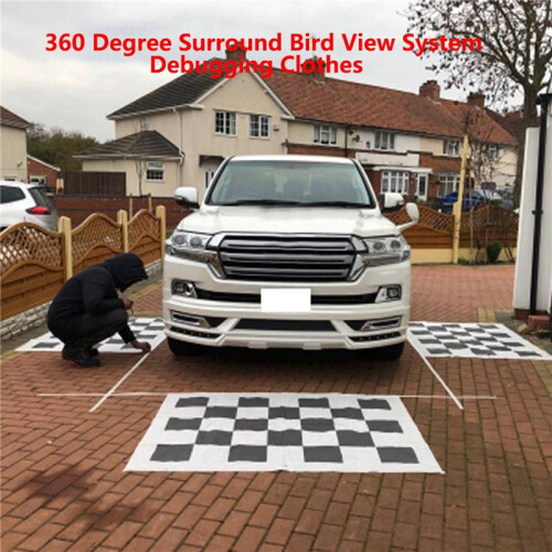 8Pcs Fabrics Calibration Cloth for 360 Degree Surround Bird View Panoramic DVR System 2