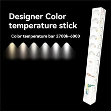 2X 6 Modi Farbtemperatur Lampenstab Wiederaufladbar 2700K-6000K Fotografie Lichtstab Belichtungsmesser Bewegungssensor LightTool,B