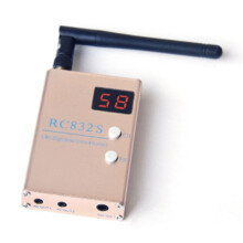 2X FPV RC832 RC832S Receiver 5.8G 48CH 600Mw Aerial Photography 5.8GHz AV Receiver System with A/V and Power Cables