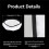 8 Stuks 18cm Lichtdiffuser, Zachte Diffuser Lampenkap Witte Lampenkap Diffuser, voor Studiostroboscoopreflectoren 5