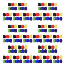 180 Pack Dickes Handheld Bühnen Mikrofon Windschutzscheibe Schaumstoff Abdeckung Karaoke DJ (12 Farben)