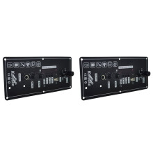 2X Carte Amplificateur Audio 15 W avec FM BT Audio Haut-Parleur Portable 5 V Carte Amplificateur de Puissance Karaoké Amplificateur MP3