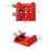 3X Telescope Finder Scope Base Mount Adapter Flat Base for Dovetail Slot 1/4 Thread Conversion Accessories Red 4