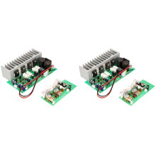 2X 350W Subwoofer Amplifier Board Mono High Power Subwoofer Amplifier Board DIY Subwoofer Speaker for 10-12 Inch Speaker