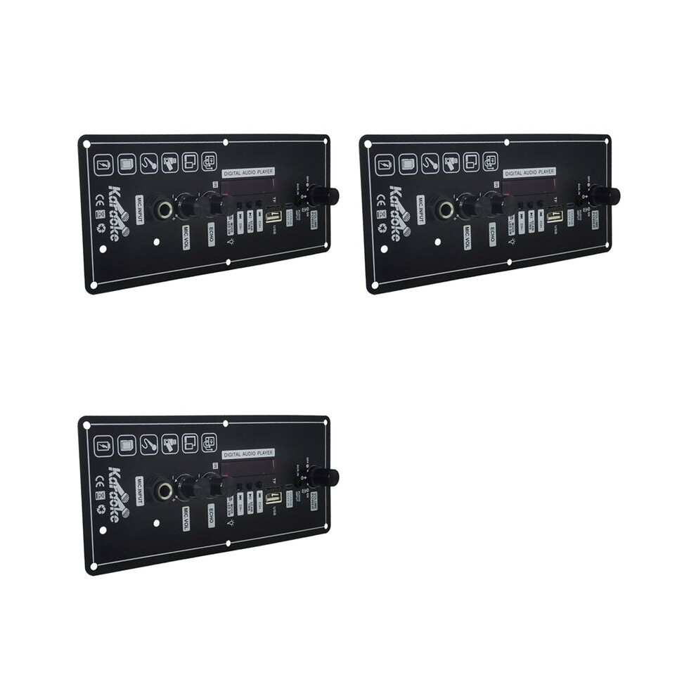3X Audio 15W Amplifier Board With Fm Bt Audio Portable Speaker 5V Karaoke Power Amplifier Board Mp3 Amplifier 4712573840742