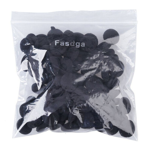 Fasdga 2000 Pcs Black Sponge Earbud Headphone Cap Ear Pads Cover Replacement 2