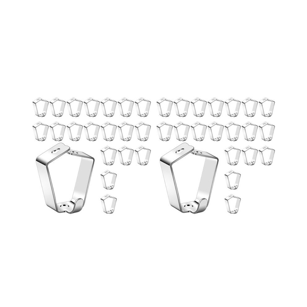 40 Pack Adjustable Picture Hanging Hook Rail Hanger Hooks For Art Hanging Systems And Other Picture Display Systems 4714126636659
