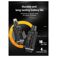 2X Nowy 48V Kondensator XLR Adapter Bezprzewodowy Nadajnik-Odbiornik Mikrofonu do Dynamicznego Mikrofonu, Gitary, Miksera Audio