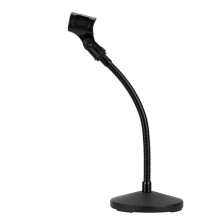 Gooseneck Telescoping Tabletop Mic Stand with Flexible Arm for  Sm57and More