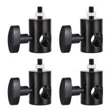 4 Adaptateurs pour Pied D'Éclairage, Adaptateur Rapide et Multifonctionnel, Accessoire de Photographie pour Embout de Pied D'Éclairage et Bras