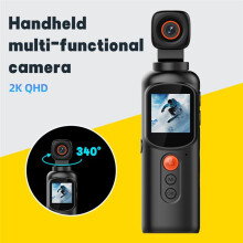 4K HD Digital Fickkamera Sportkamera Videoinspelare Gimbalkamera för Utomhussport Cykelresor