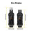 2X New 48V Capacitor XLR Adapter Wireless Microphone Transmitter Receiver for Dynamic Microphone Guitar Audio Mixer 7