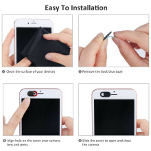 12 Pack Webcam Cover Slide Ultra Thin Round Laptop Camera Cover Slide Privacy Protection for Computer  Pro