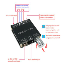 2pz 2X50W 5.0 Amplificatore di Potenza Classe D Audio 10W-200W HiFi Stereo Lettore Musicale Wireless Scheda Audio USB AMP Digitale