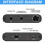 Portable Headphone Amplifier, 3.5mm Stereo Audio in/Out Support Volume Control with GAIN 2