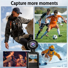 1080P HD Handhållen Sportkamera Bärbar Digital Videoinspelare Kroppskamera WiFi Actionkamera för Utomhussporter