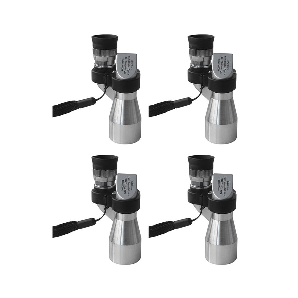 4X 8X20hd Corner Optical Monocular Telescope Focuser Hiking Climbing Wilderness Expedition Microscope Eyepiece 6033692528983