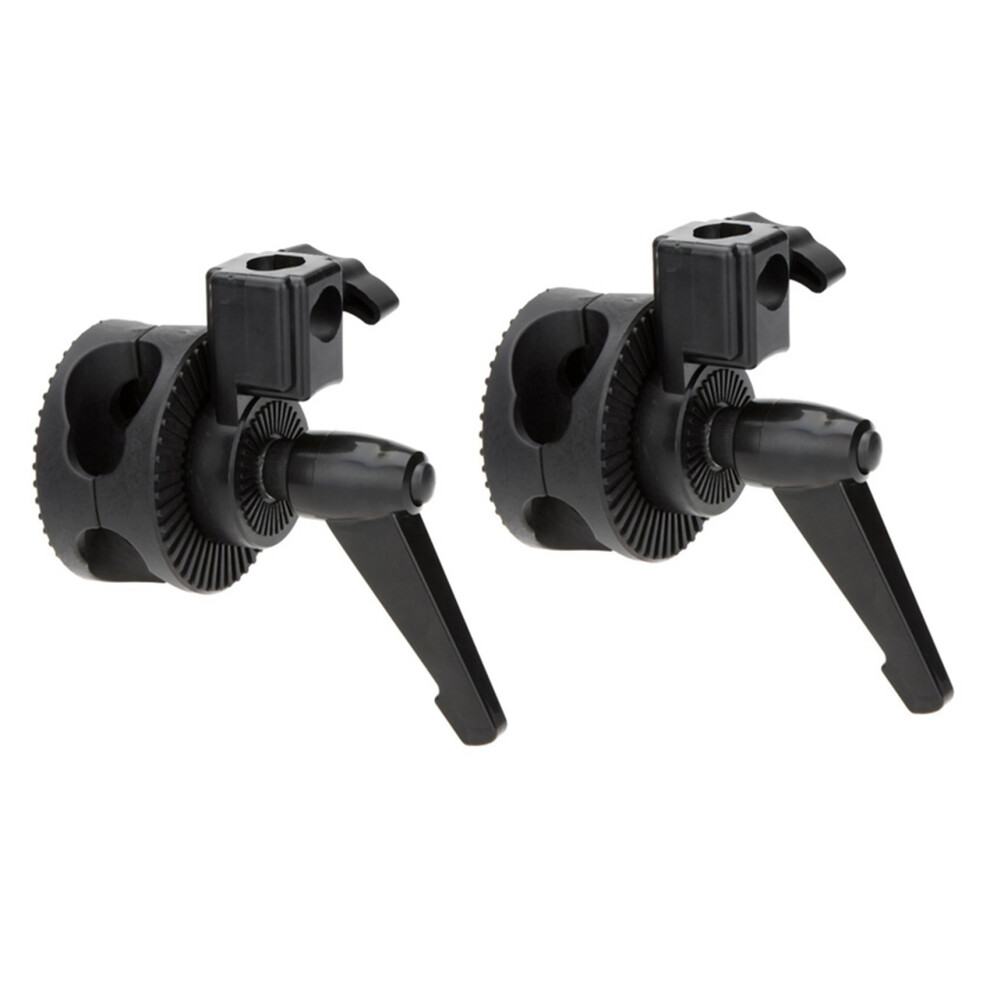 2X Single Grip Swivel Bracket Clamp For Photo Studio Boom Arm Reflector Holder Stand 4711998003534