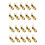 Right Angle Spade Fork & Binding Post - 4mm Banana Plug Socket - Spade Fork Connector for Speaker & Power & Amp(20 Pack) 1