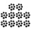 40 Pair 60mm Replacement Ear Foam Earphone Pad Covers for Headset Headphone Black 1